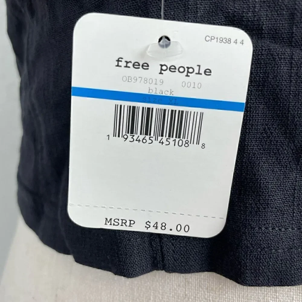 NWT Free People Intimately Lace Up Halter Top Size XL